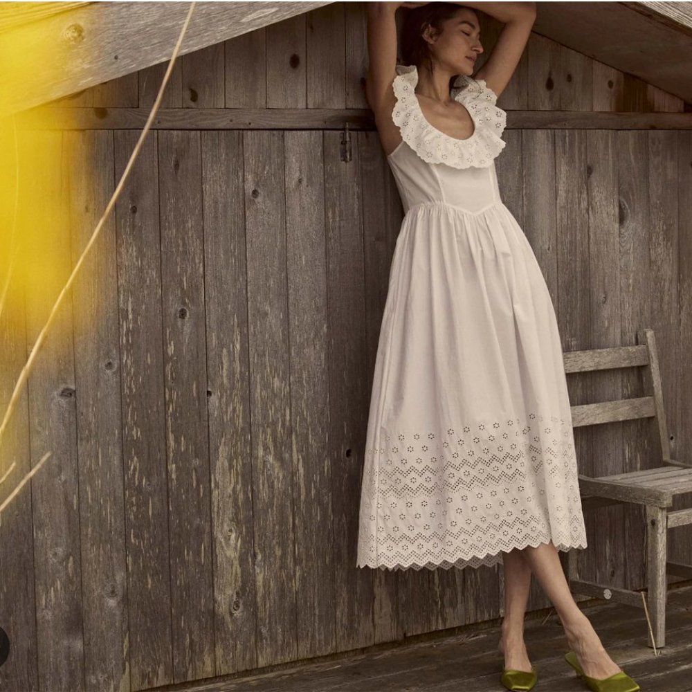 Dôen Liesel Dress in Salt